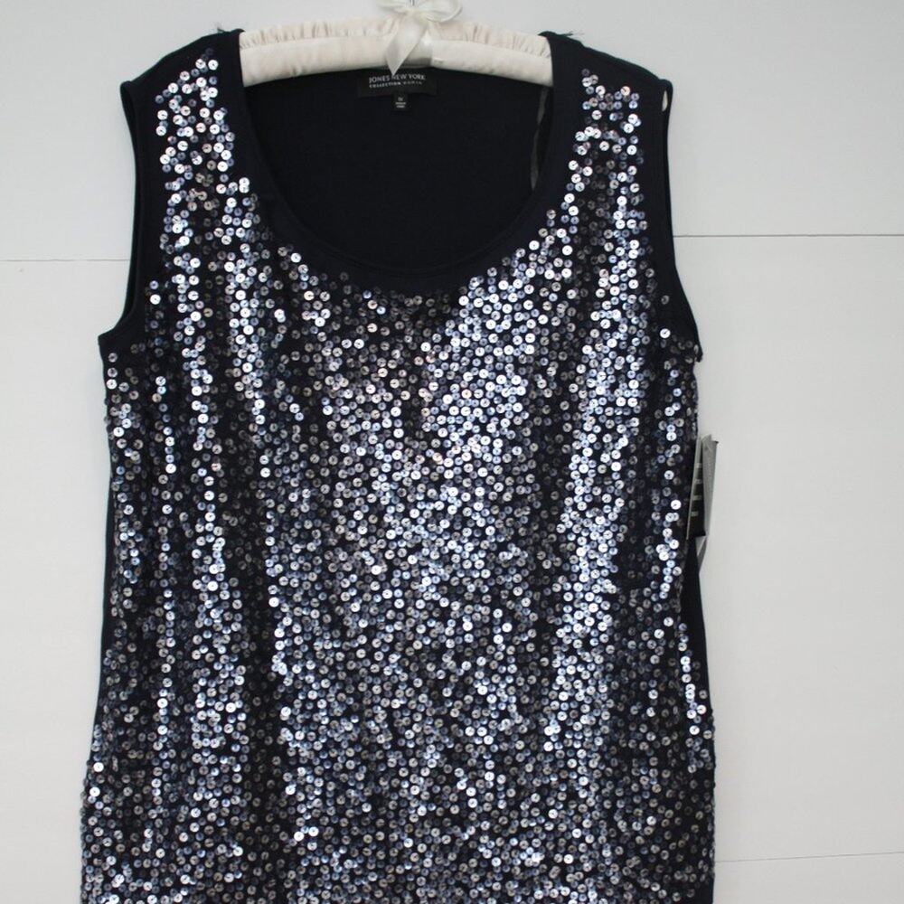 Jones New York Tank With Sequence Size 1x - image 4